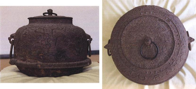 周南市】室町時代の「鉄造茶釜」 漢陽寺所蔵品が市文化財に